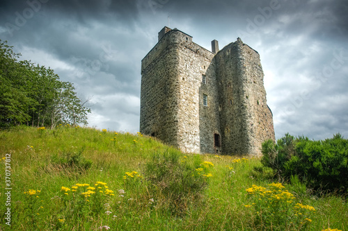 Neidpath Castle, Tweed Valley, Scotland photo