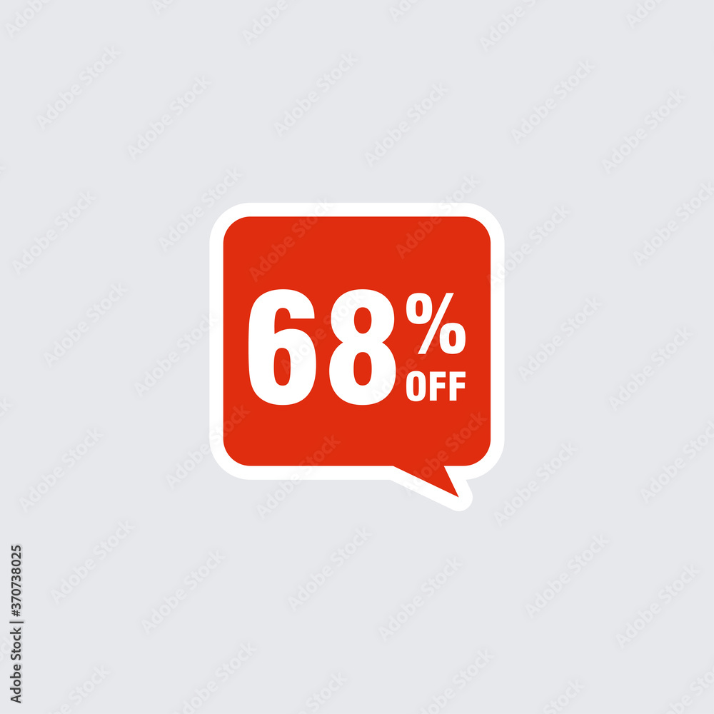 68 discount, Sales Vector badges for Labels, , Stickers, Banners, Tags, Web Stickers, New offer. Discount origami sign banner 68 discount, Sales Vector badges for Labels, , Stickers, Banners, Tags, Web Stickers, New offer. Discount origami sign banner