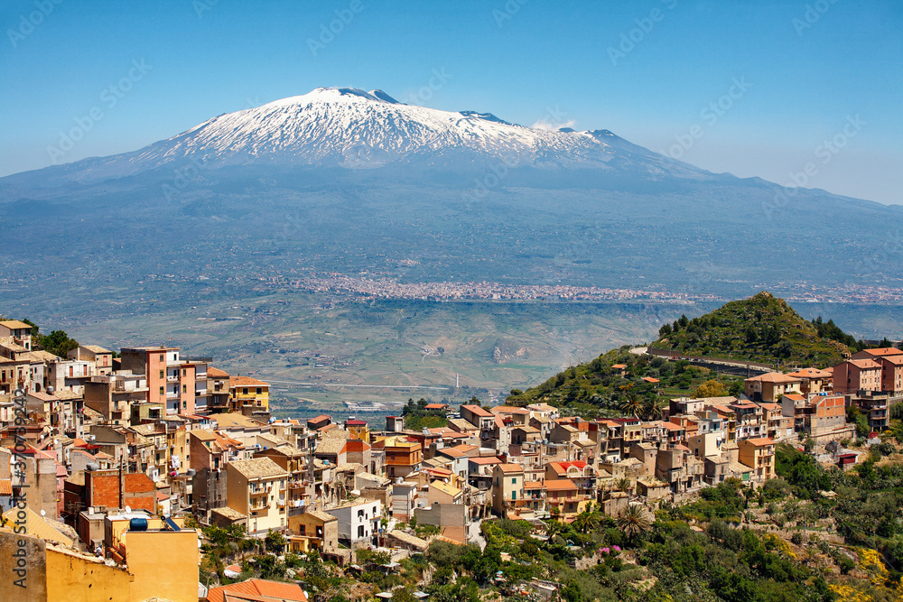 Mount Etna near Centuripe, Sicily, Italy