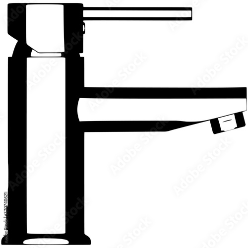 The Kitchen Water Crane Vector