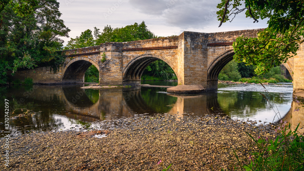 Sunderland Bridge over the River Wear, at Croxdale a village just south of Durham City in County Durham, England.