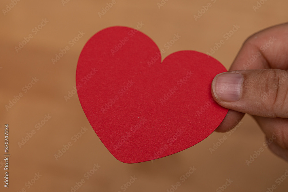 Fototapeta premium love heart background red symbol valetine