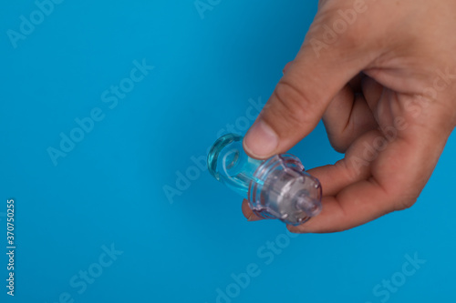 Close-up medical syringe with a vaccine concept. © vegefox.com