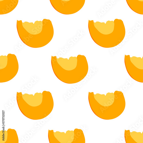 Cute vector pattern of pampkin photo