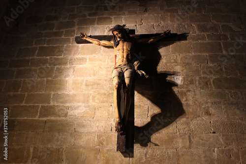 Fototapeta Jesus Christ crucified on the cross