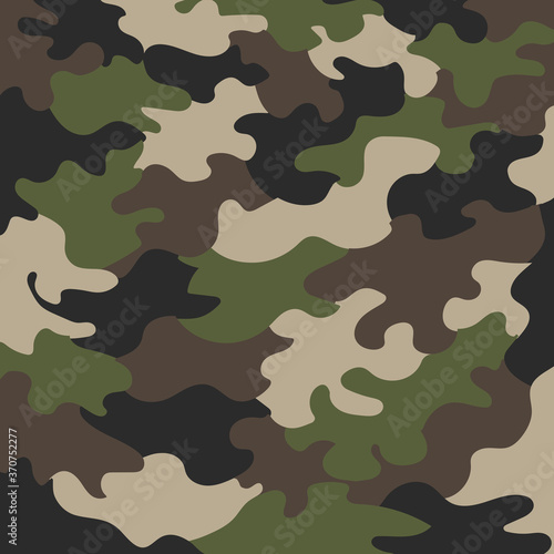 camo military green pattern stock vector illustration