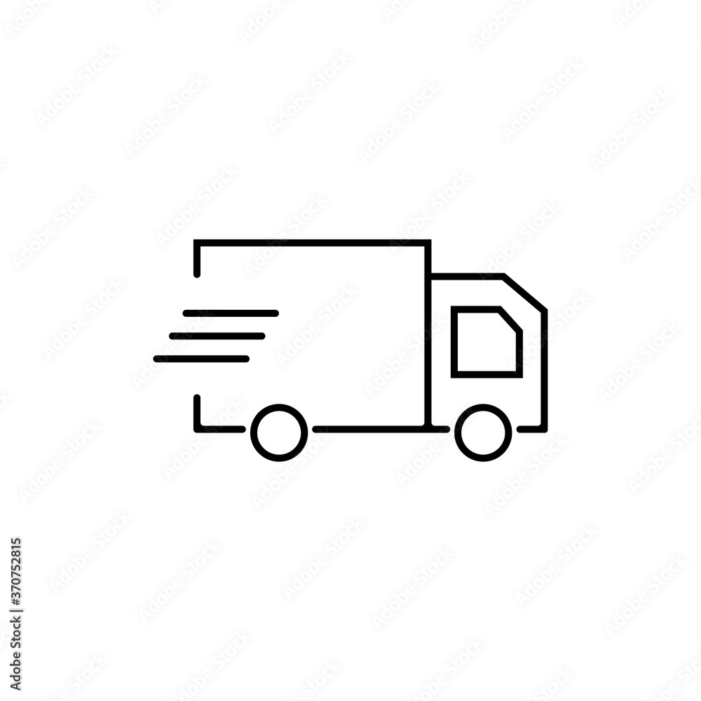 Lorry, fast delivery sign. Vector illustrator eps ten Lorry, fast delivery sign. Vector illustrator eps ten