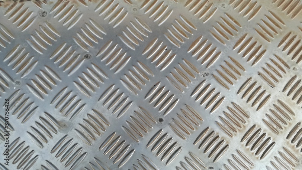 metal texture background,Aluminum alloy Rhombus surface.