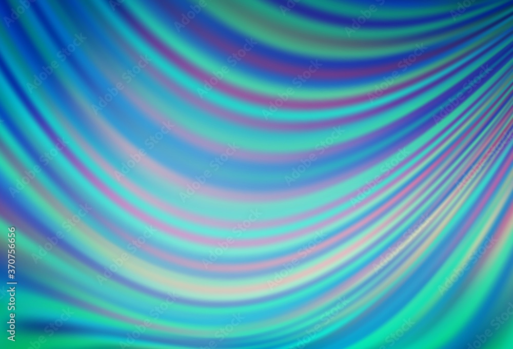 Light BLUE vector template with bubble shapes. Light BLUE vector template with bubble shapes.
