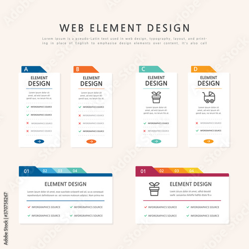 Infographics design template with place for your text. Vector illustration 