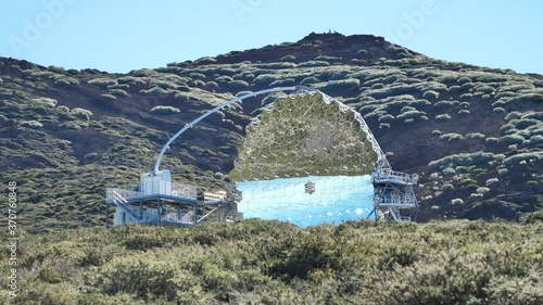 The Major Atmospheric Gamma Imaging Cherenkov Telescope, La Palma photo