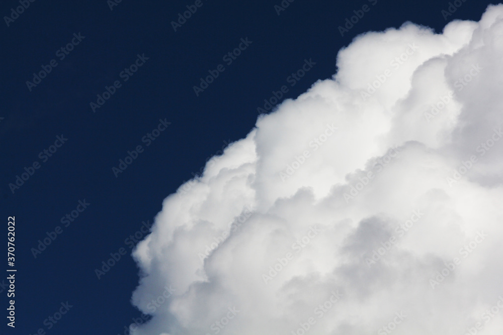 Blank sky surface with small clouds Blank sky surface with small clouds