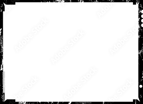 large format vintage film negative, blank retro picture frame,free space for pix