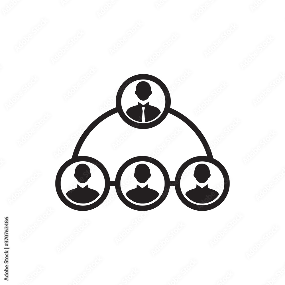 Leader leadership icon black vector illustration Leader leadership icon black vector illustration