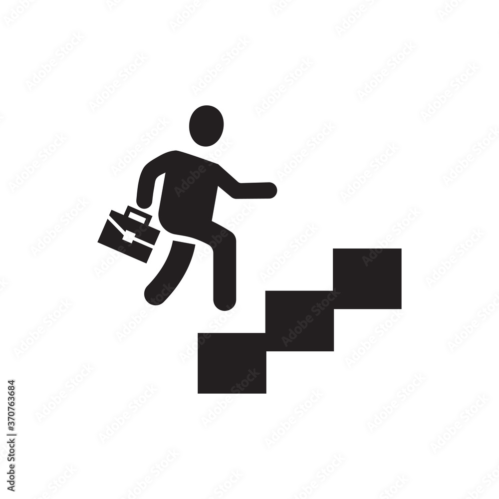 Business success winner icon black vector illustration Business success winner icon black vector illustration