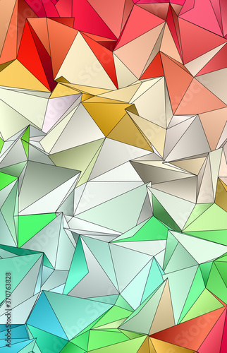 Abstract Low-Poly background. triangulated texture. Design 3d. Polygonal geometrical pattern. Triangular modern style