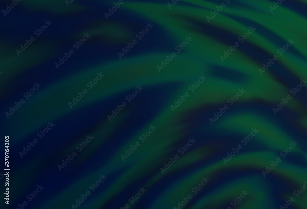 Fototapeta premium Dark Blue, Green vector glossy abstract layout.