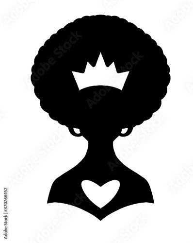 Afro queen crown