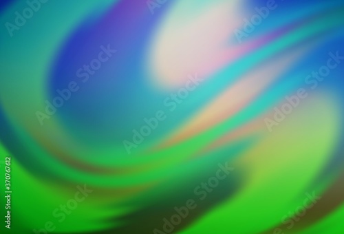 Light Blue  Green vector blurred and colored pattern.