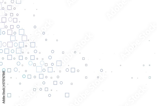 Light Multicolor, Rainbow vector backdrop with dots, spots, cubes.