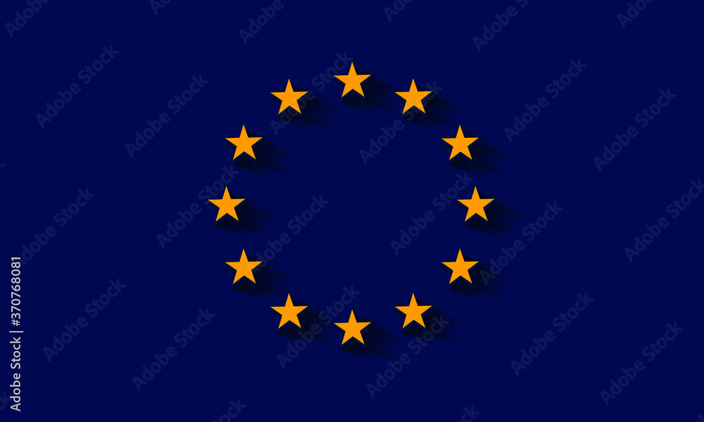 European Union flag. European Union flag.