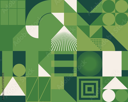 Duotone Abstract Vector Pattern Design