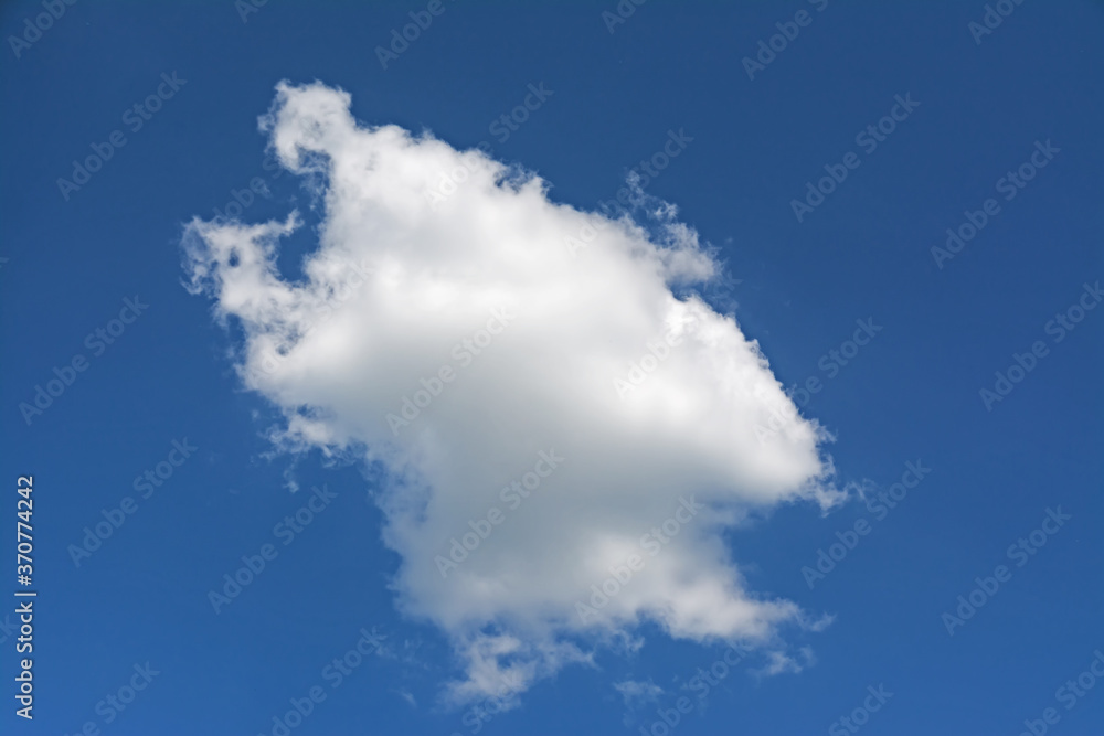 White clouds in the blue sky. White clouds in the blue sky.