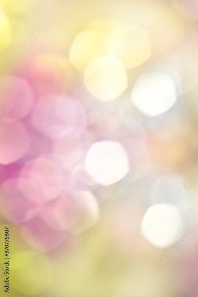 Soft blurred background of pink and yellow colors. Bokeh with highlights. Soft blurred background of pink and yellow colors. Bokeh with highlights.