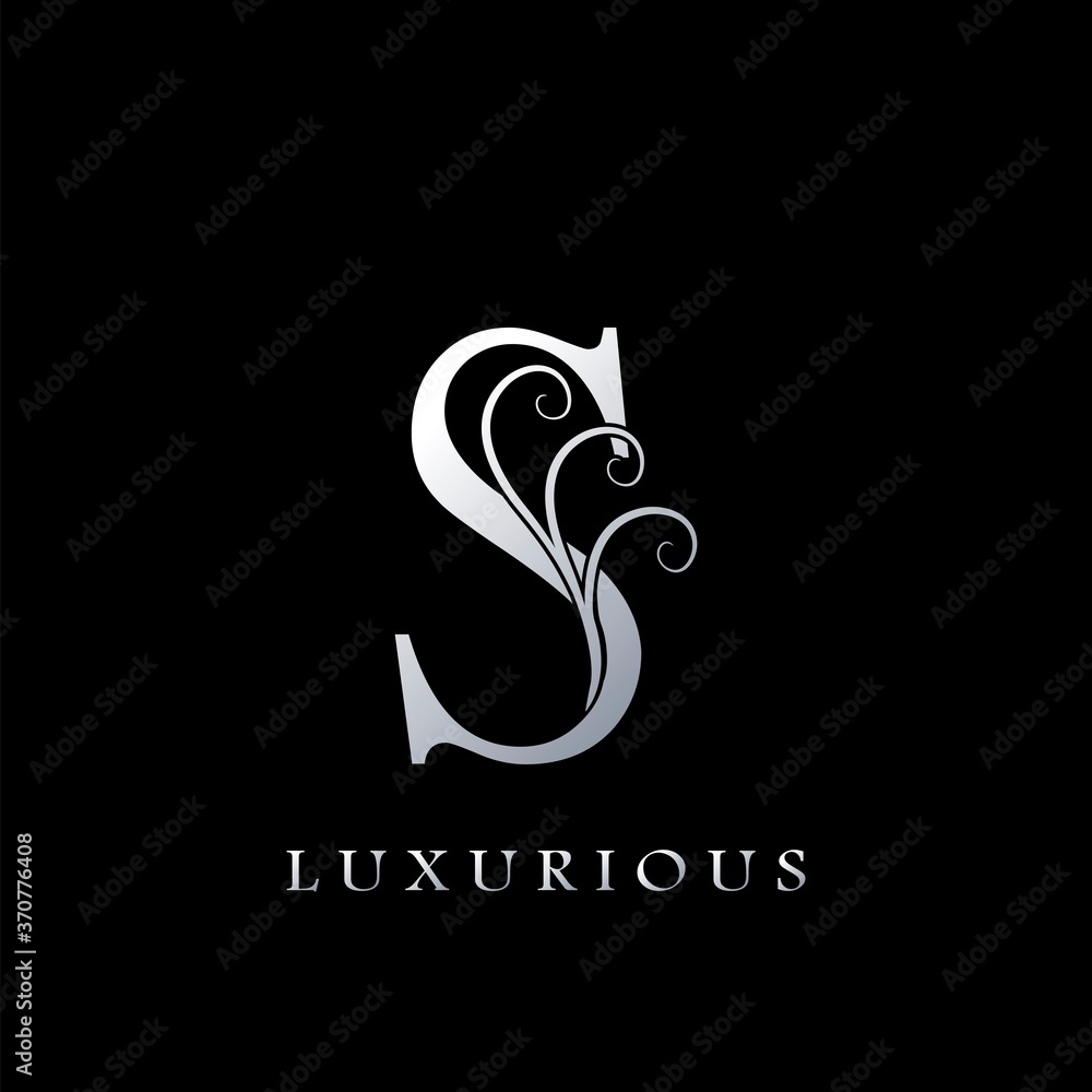 Monogram Initial Letter S Luxurious Logo for luxury business identity. Monogram Initial Letter S Luxurious Logo for luxury business identity.