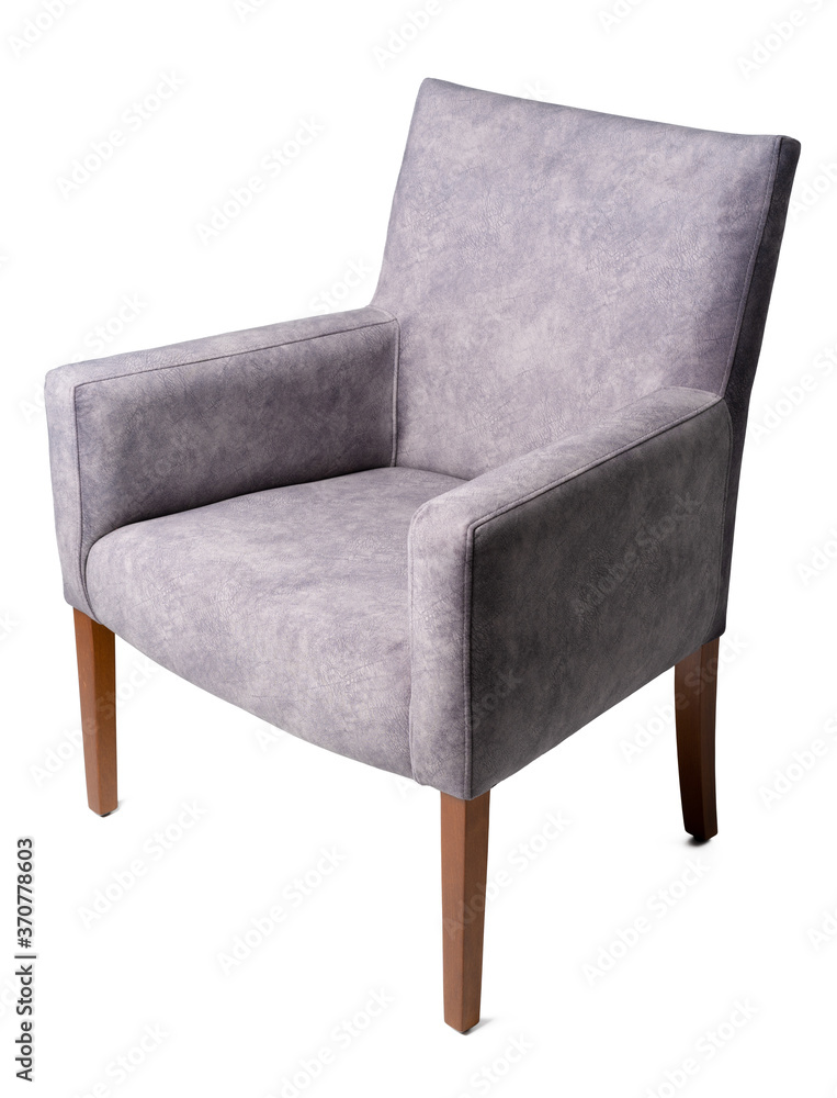 Modern classic arm chair isolated on white Modern classic arm chair isolated on white