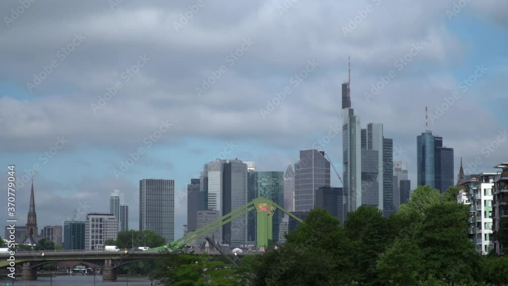 Skyline of Frankfurt Germany Skyline of Frankfurt Germany
