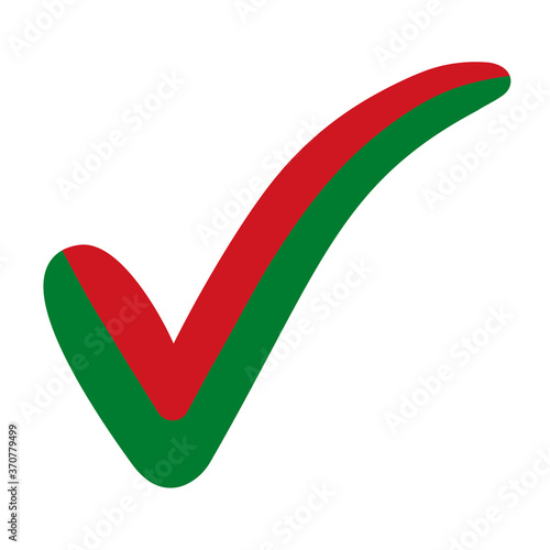 check mark Belarus flag symbol elections, voting and approval Belarus photo