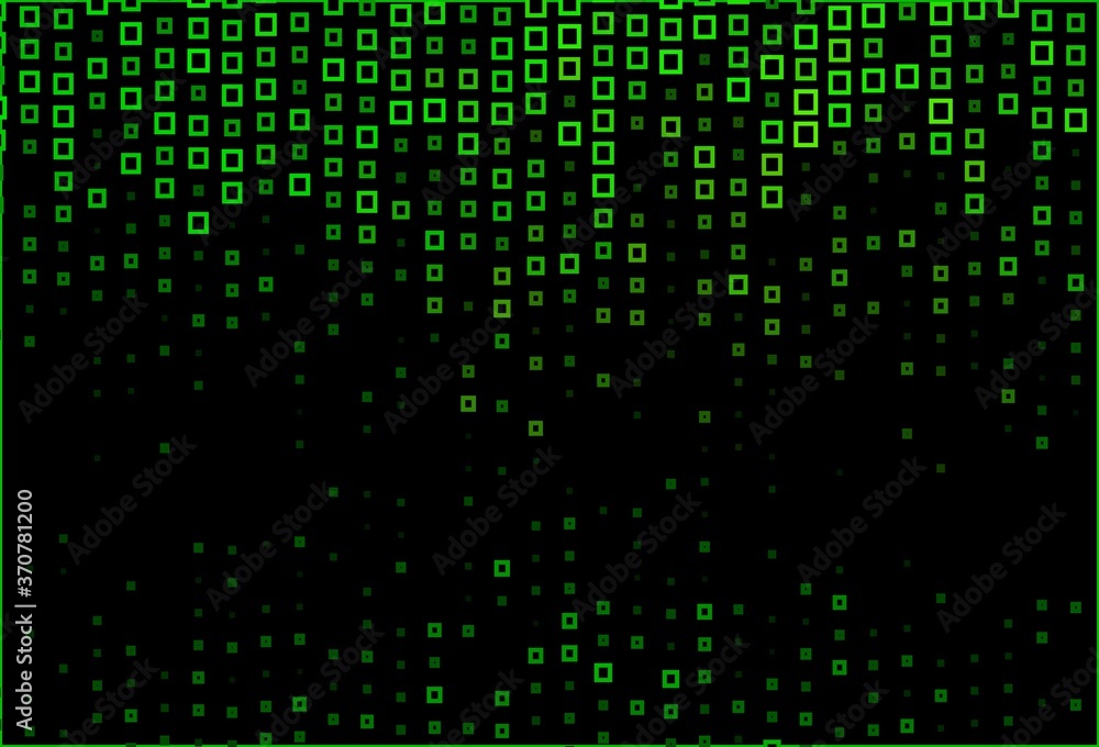 Dark Green vector texture in rectangular style. Dark Green vector texture in rectangular style.