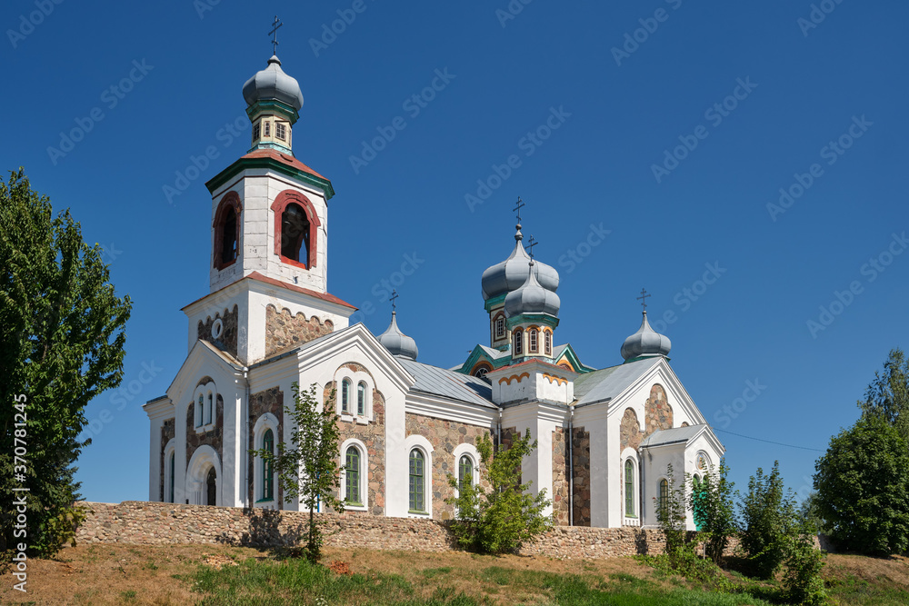 Ancient church of Protection of the Holy Virgin in Turec village, Grodno region, Belarus. Ancient church of Protection of the Holy Virgin in Turec village, Grodno region, Belarus.