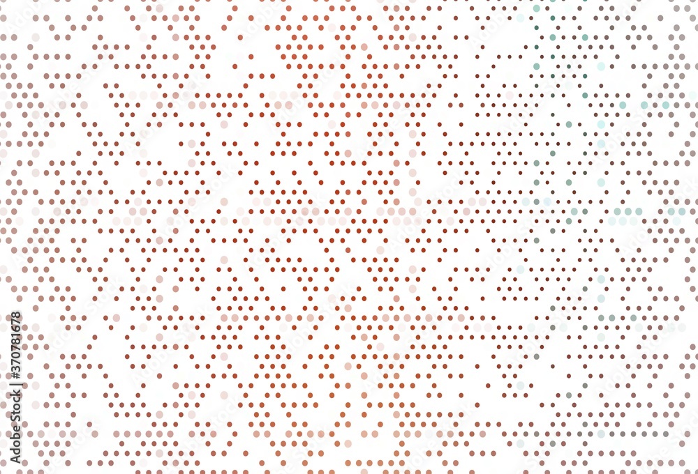 Light Red vector template with circles. Light Red vector template with circles.