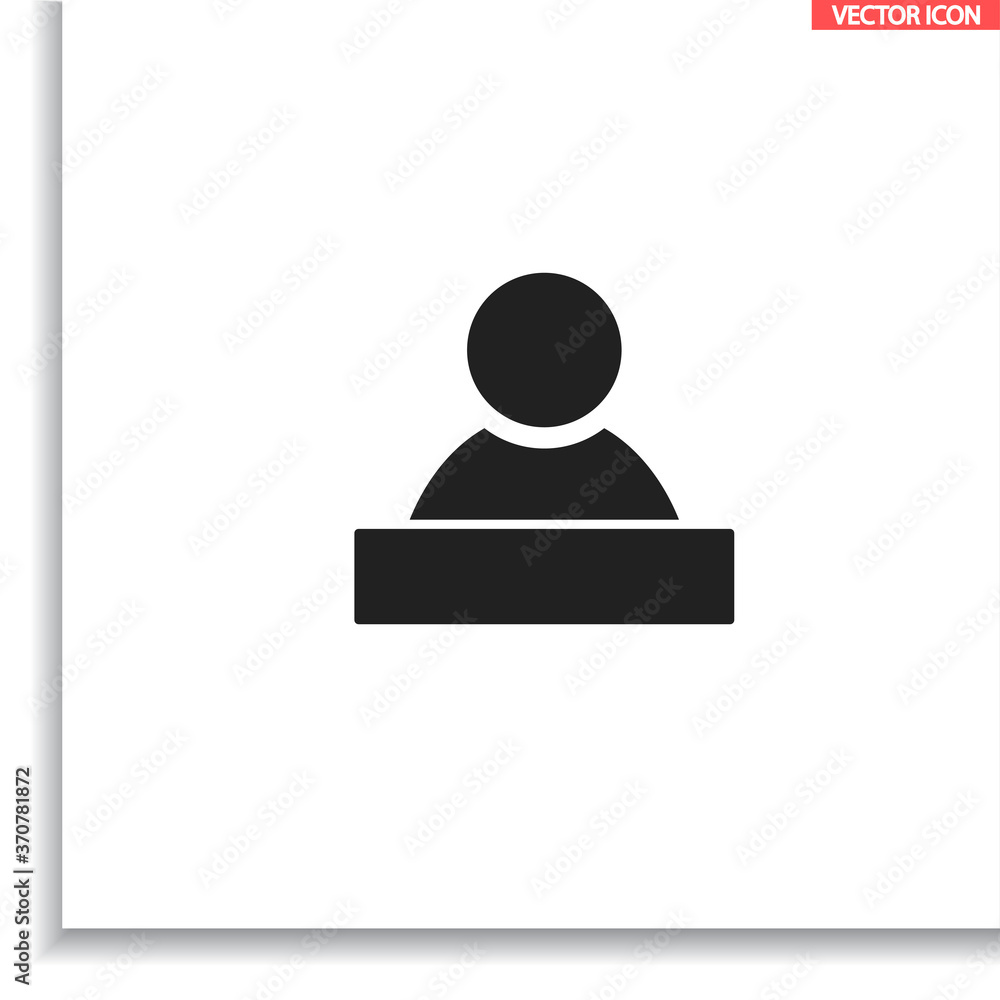 Human vector icon , lorem ipsum Flat design Human vector icon , lorem ipsum Flat design