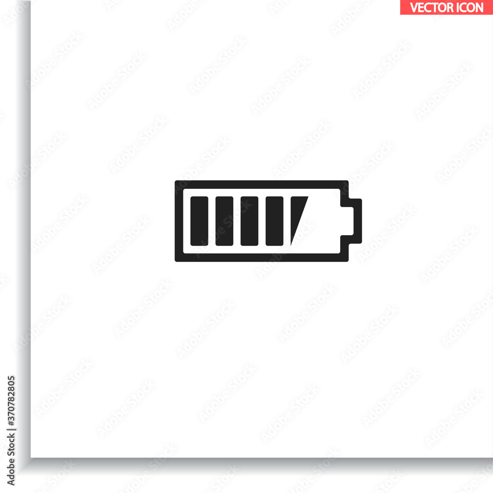 Battery vector icon , lorem ipsum Flat design Battery vector icon , lorem ipsum Flat design