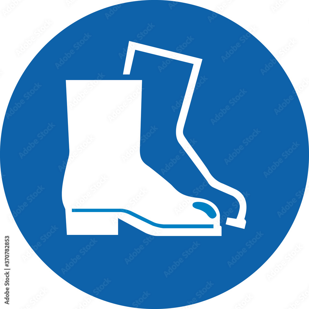 Protective footwear must be worn deals