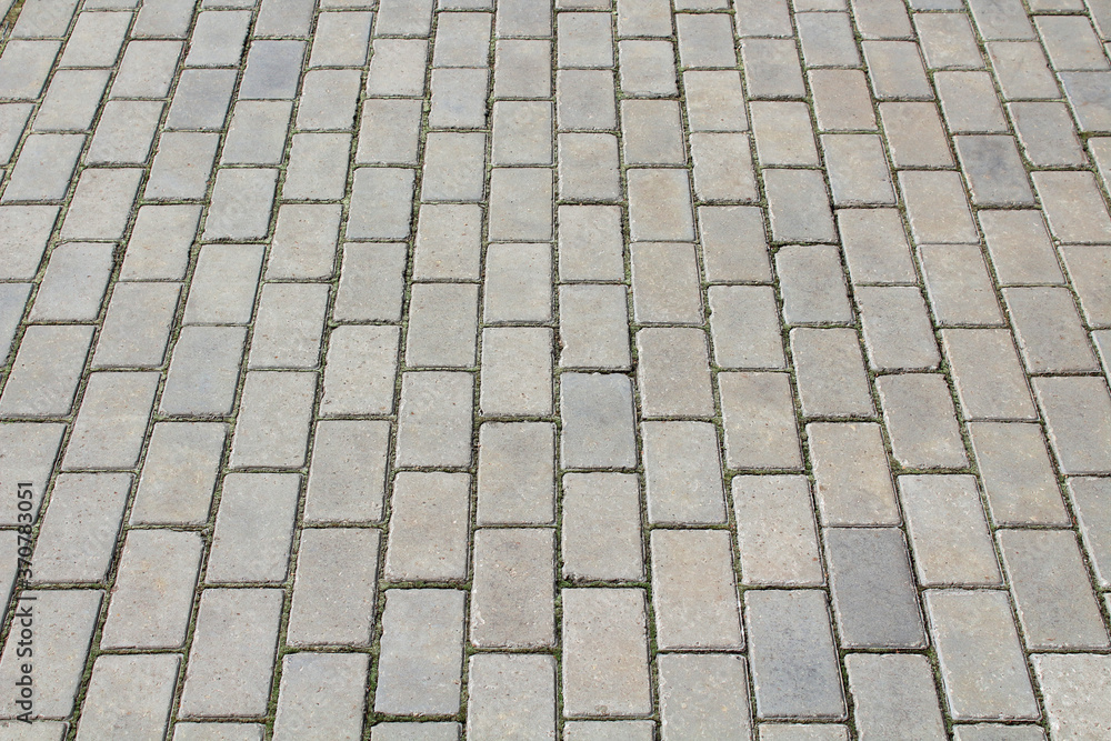 Gray paving stones. Background. Texture. Gray paving stones. Background. Texture.