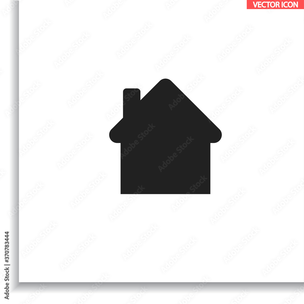 Fototapeta premium House vector icon , lorem ipsum Flat design