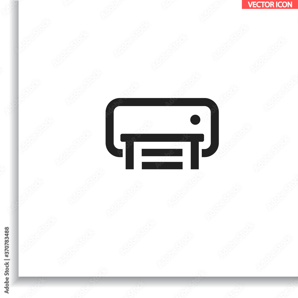 Printer vector icon , lorem ipsum Flat design Printer vector icon , lorem ipsum Flat design
