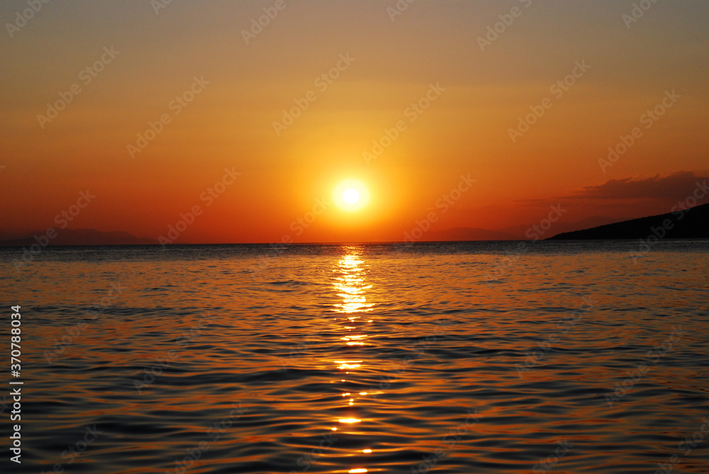 Sunset at Greece