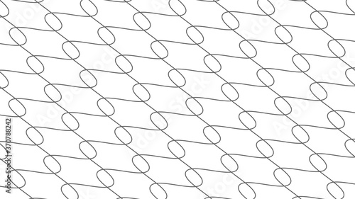 White Background. Seamless Geometric Line Waves Minimalist Pattern. Flat Vector Illustration Design Template Element