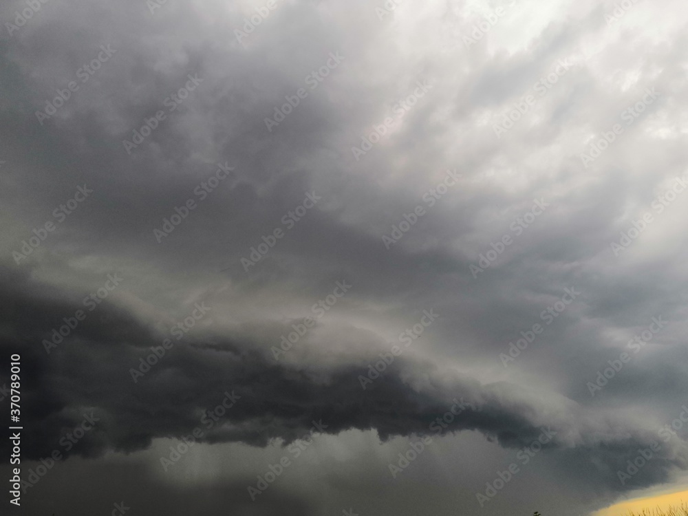Obraz premium storm clouds timelapse