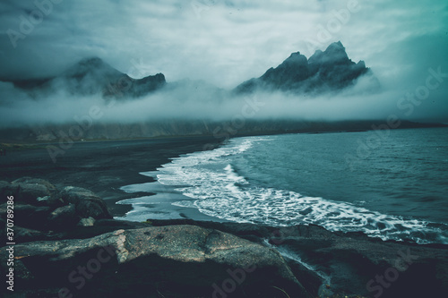 Vestrahorn Mountain on the South Coast of Iceland