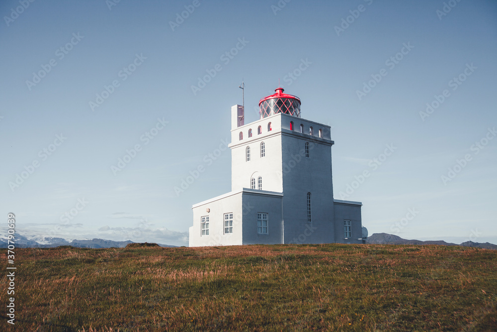 Dyrhólaey Lighthouse on the South Coast of Iceland Dyrhólaey Lighthouse on the South Coast of Iceland