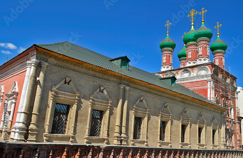 Moscow, Russia 06.17.2012. Vysoko-Petrovsky Monastery - a male stavropegic monastery of the Russian Orthodox Church in Moscow; located on Petrovka street. photo