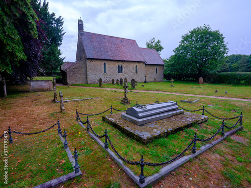 St Peter's Church in Terwick near Rogate in the South Downs National Park, West Sussex, UK photo