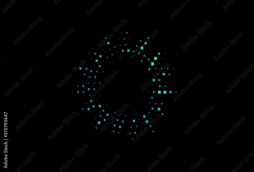 Dark Blue, Green vector pattern in square style.