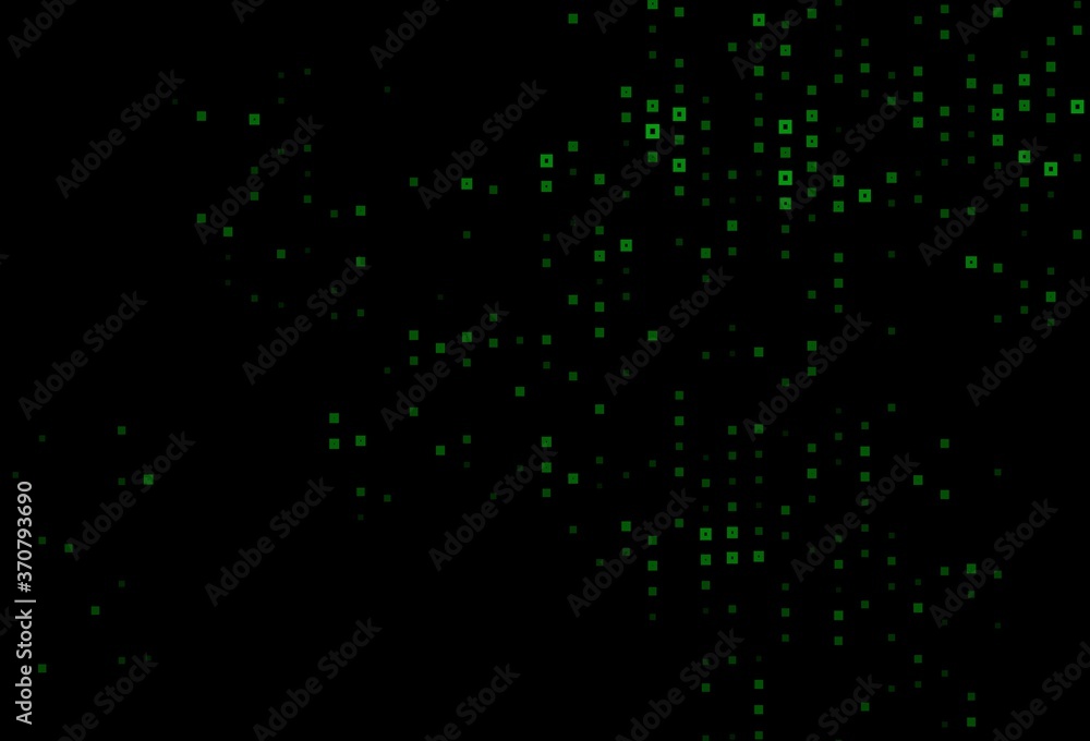 Dark Green vector layout with lines, rectangles.